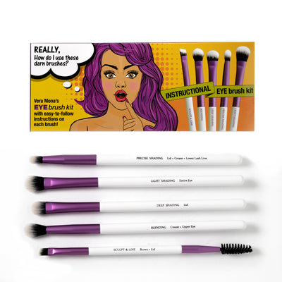 Instructional Eye Brush Kit